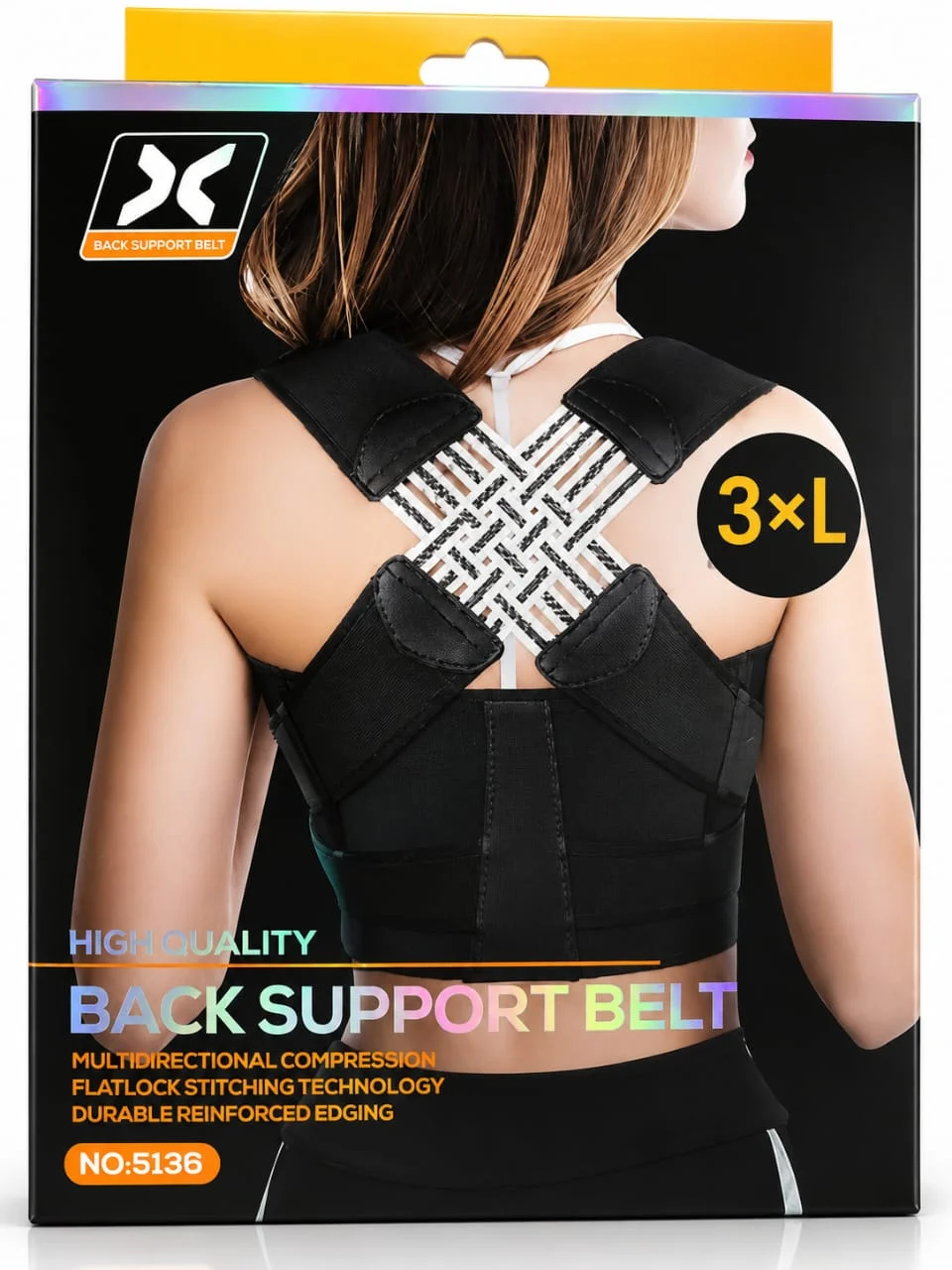 Ceinture de maintien du dos et correcteur de posture – N°513...