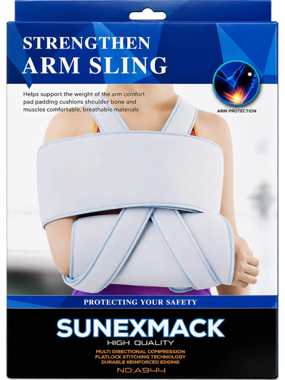 Écharpe d’immobilisation du bras et de l’épaule – SUNEXMACK ...