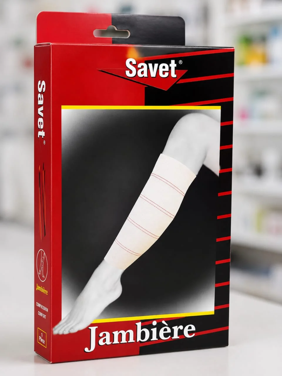 Jambière Elastic de Compression – Savet
